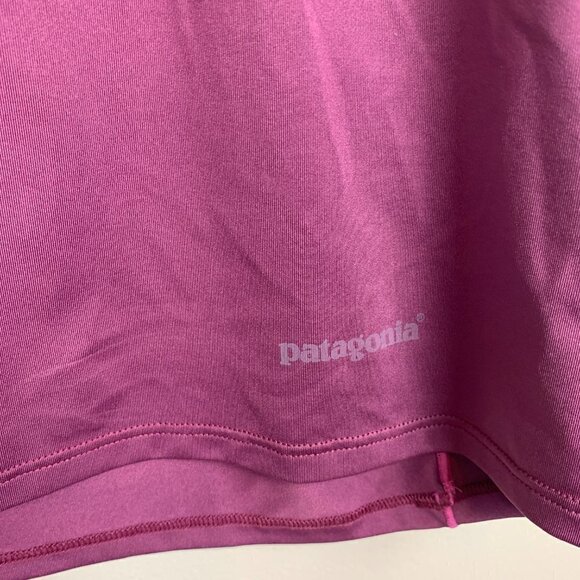 Patagonia Burgundy Short Sleeve T-shirt Size Large - Picture 2 of 5
